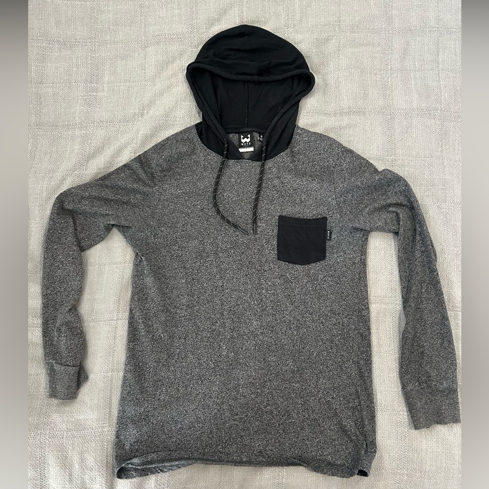 Black WXYZ shirt with hood